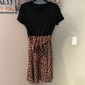 SHEIN leopard dress
